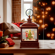 Kurt Adler 8-Inch Battery-Operated Lit Nutcracker Swirl Water Lantern