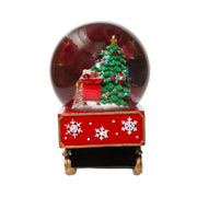 Kurt Adler 120MM Musical Santa Driving Train Water Globe