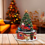 Kurt Adler 6-Inch Christmas Tree Revolving Music Box