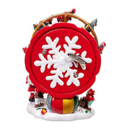 Kurt Adler 5.5-Inch Wind-Up Musical Ferris Wheel Table Piece