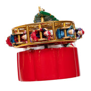 Kurt Adler 5.5-Inch Wind-Up Musical Ferris Wheel Table Piece