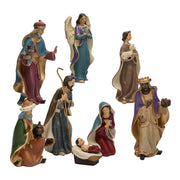 Kurt Adler 6.25-Inch Resin Nativity Set of 8 Pieces