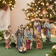 Kurt Adler 9-Inch Resin Nativity Set of 8 Pieces