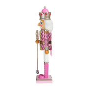 Kurt Adler 15-Inch Pink Nutcracker
