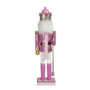 Kurt Adler 15-Inch Pink Nutcracker