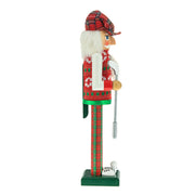 Kurt Adler 15-Inch Red and Green Golfer Nutcracker