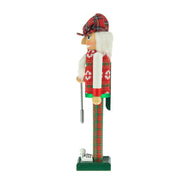 Kurt Adler 15-Inch Red and Green Golfer Nutcracker