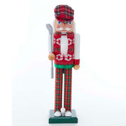 Kurt Adler 15-Inch Red and Green Golfer Nutcracker