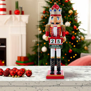 Kurt Adler 15-Inch Red King Nutcracker with Calendar