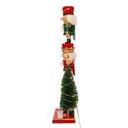 Kurt Adler 18-Inch Battery Operated Nutcracker with Light Up Tree