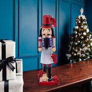 Kurt Adler 15-Inch Wooden Wine Nutcracker