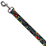 Dog Leash - CURIOUSER AND CURIOUSER/Flowers of Wonderland Collage