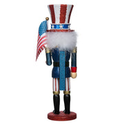Kurt Adler 15-Inch Hollywood Wooden Uncle Sam Nutcracker