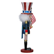 Kurt Adler 15-Inch Hollywood Wooden Uncle Sam Nutcracker