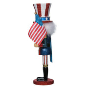Kurt Adler 15-Inch Hollywood Wooden Uncle Sam Nutcracker