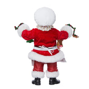 Kurt Adler 12-Inch Fabriché Christmas Chef Santa