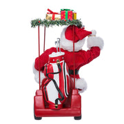 Kurt Adler 11.25-Inch Fabriché Santa Driving Golf Cart
