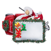 Kurt Adler 11.25-Inch Fabriché Santa Driving Golf Cart