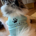 Load image into Gallery viewer, Blue “Sniffany & Co" Dog T-Shirt 

