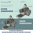 Load image into Gallery viewer, Mr. Peanut's Gold Series Big Apple XL Size Airline Compliant Double Expandable Pet Carrier - Southlake Paws
