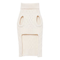 Load image into Gallery viewer, Nooee Pet Off White Wool Cable Sweater
