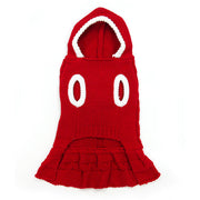 Cable Hoodie Sweater Dress