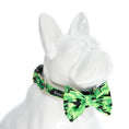 Load image into Gallery viewer, EcoBark Camo Bow Tie Dog Collar by Southlake Paws featuring a vibrant camouflage print on a stylish collar.
