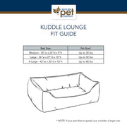 Canvas Kuddle Lounge Comfort Dog Bed