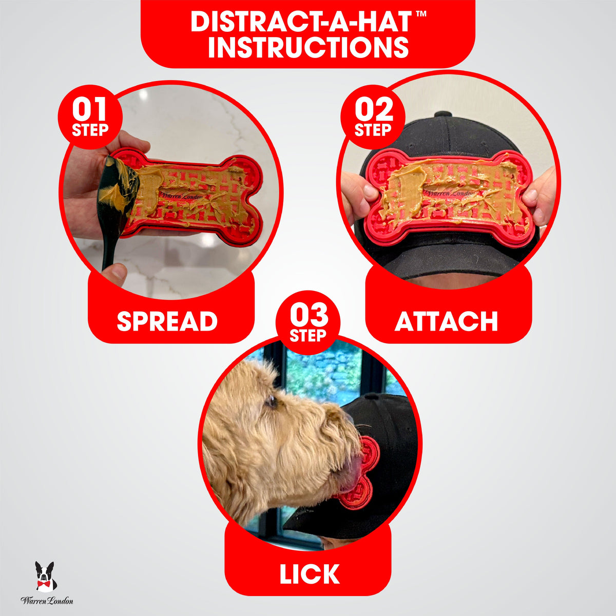 Distract-A-Hat ™ The Dog Lick Hat - Southlake Paws