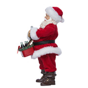 Kurt Adler 10-Inch Santa Opening Coke Tablepiece