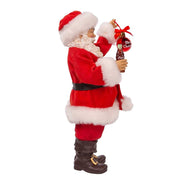 Kurt Adler 9.5-Inch Coca-Cola Santa Holding Ornament
