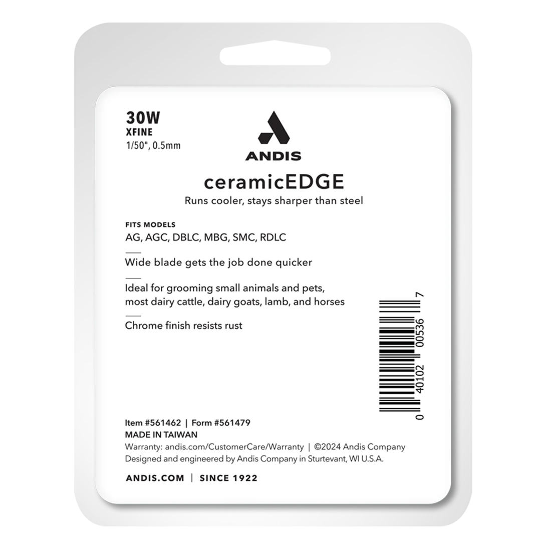 #30W XFine CeramicEdge Wide Blade by Andis