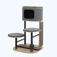 Load image into Gallery viewer, Starbz Steel Frame Modern Cat Tree and Scratcher for Indoor Cats
