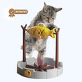 Load image into Gallery viewer, Grilled Fish Slow Feeder Cat Toy Treat Dispenser
