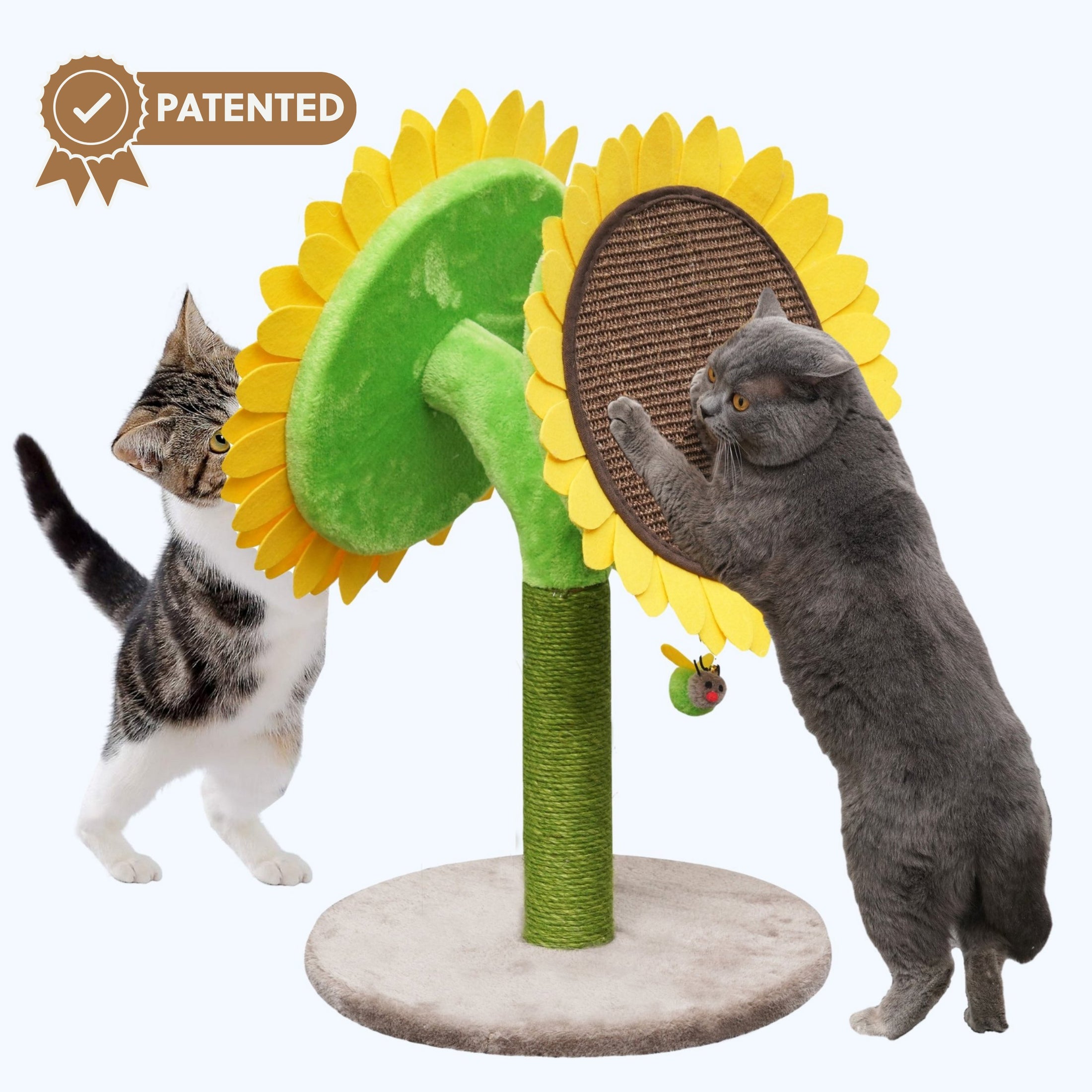 Double Bloom Sunflower Cat Scratching Post