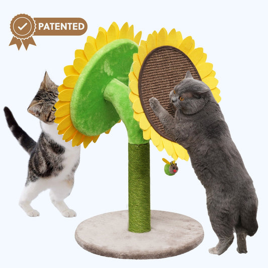 Double Bloom Sunflower Cat Scratching Post