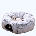 Load image into Gallery viewer, Khione 2-in-1 Cat Tunnel Bed for Indoor Cats
