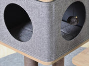 Elevate Wooden Medium Cat Tower