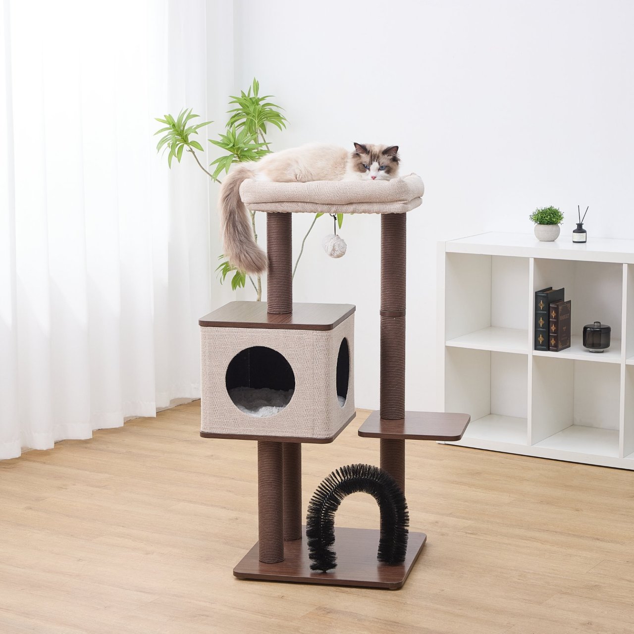 Elevate 2 Modern Cat Tree and Scratcher for Indoor Cats