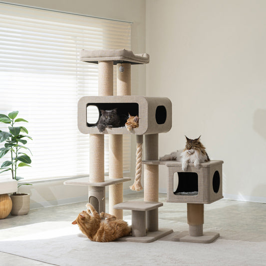 Ontario Extra Large Cat Tree and Scratcher for Indoor Cats