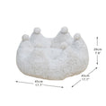 Load image into Gallery viewer, Rose Crown Cozy Luxury Plush Cat Bed for Indoor Cats
