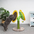 Load image into Gallery viewer, Double Bloom Sunflower Cat Scratching Post
