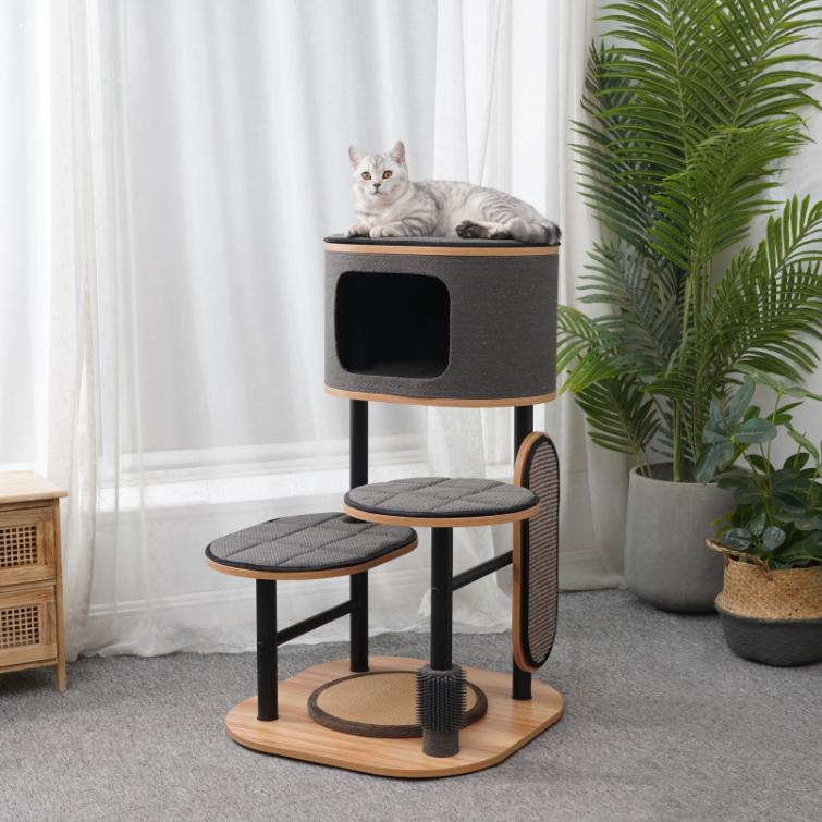 Starbz Industrial Style Modern Medium 4 Level Cat Tower