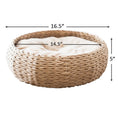 Load image into Gallery viewer, Cozy Nest Handwoven Luxury Cat Bed for Indoor Cats
