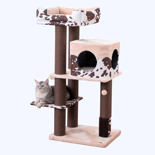 Cowboy Grand Maine Coon Cat Tree and Scratcher for Indoor Cats