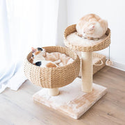 Cozy Handwoven Eco-Friendly Medium Cat Tree