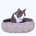 Load image into Gallery viewer, Buttercup Handwoven Luxury Cat Bed for Indoor Cats

