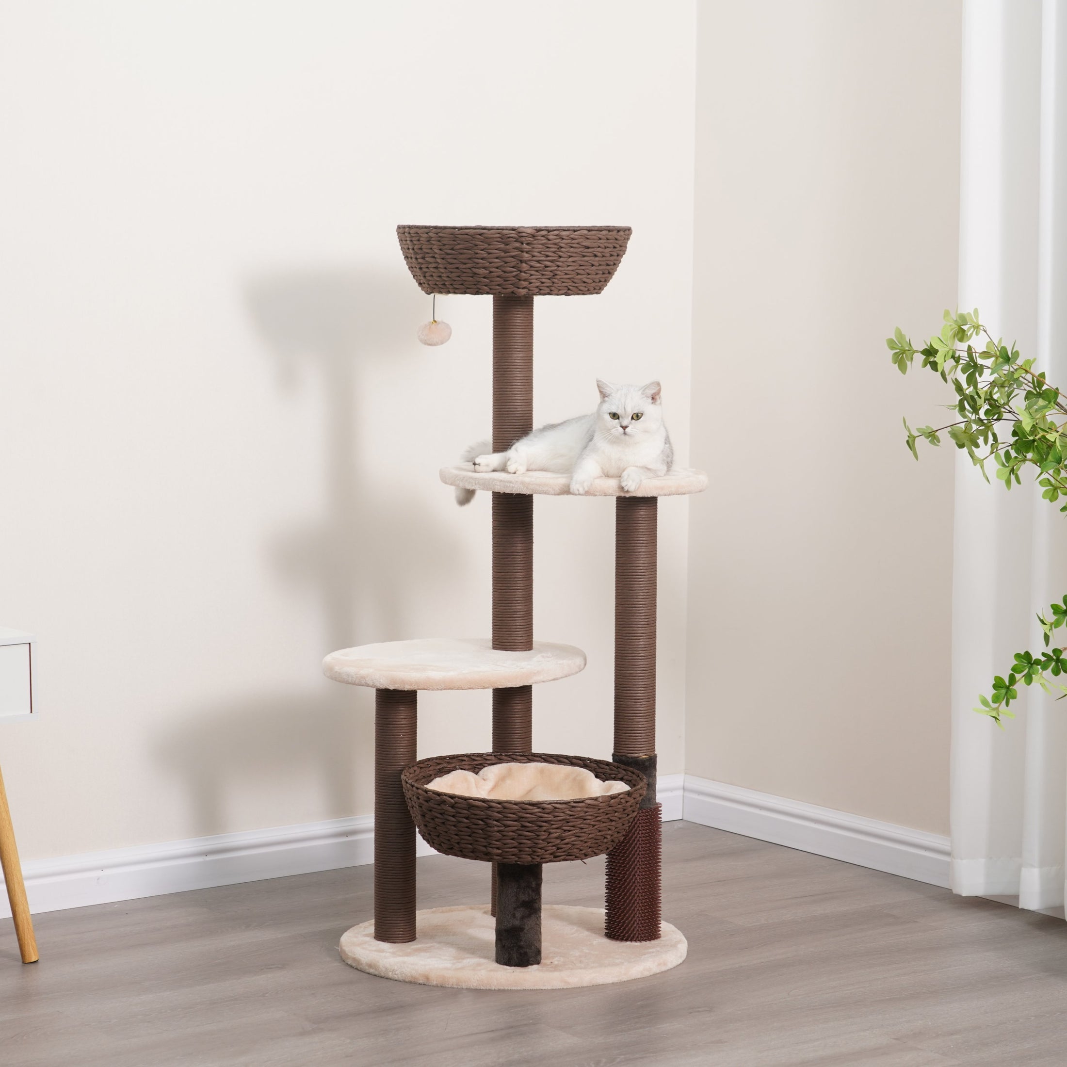 Pharaoh Large Cat Tree and Scratcher for Indoor Cats