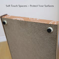 Load image into Gallery viewer, Poly Angled Cat Scratcher Toy Furniture Protector
