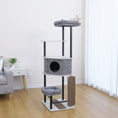 Load image into Gallery viewer, Grayson Industrial Modern Cat Tree and Scratcher for Indoor Cats
